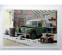 My Land Rover Is In Need Of A Little T.L.C. Open Blank Christmas Birthday Card
