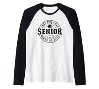 My Last First Day Senior 2027 Class of 2027 Back to School Raglan Baseball Tee