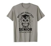 My Last First Day Senior Class of 2026 Owl Back to School T-Shirt