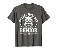 My Last First Day Senior Class of 2026 Owl Back to School T-Shirt