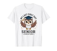 My Last First Day Senior Class of 2026 Owl Back to School T-Shirt