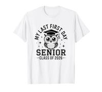 My Last First Day Senior Class of 2026 Owl Back to School T-Shirt
