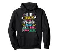 My Last Radiation Today Ring The Bell Lung Cancer Warrior Pullover Hoodie