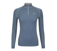 LeMieux My Base Layer in Ice Blue with Thermal Regulating Fabric, Flat Lock Stitching Soft Seams & 360 Degree Stretch - XL