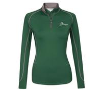 My LeMieux Base Layer in Hunter Green with Thermal Regulating Fabric, Flat Lock Stitching Soft Seams & 360 Degree Stretch - UK 12
