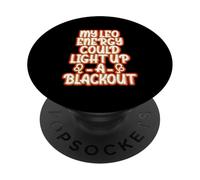 MY LEO ENERGY COULD LIGHT UP A BLACKOUT PopSockets Adhesive PopGrip