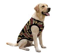 My Leopard Gecko Ate My Homework Dog Clothes Sleeveless Pet Vest Cute Costume Coat Tee Jacket for Large Dogs