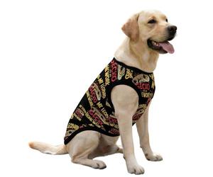 My Leopard Gecko Ate My Homework Dog Clothes Sleeveless Pet Vest Cute Costume Coat Tee Jacket for Large Dogs