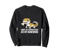 My Leopard Gecko Ate My Homework! Funny Leopard Gecko Lover Sweatshirt