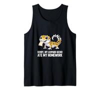 My Leopard Gecko Ate My Homework! Funny Leopard Gecko Lover Tank Top