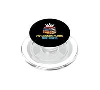My Lesson Plans Are Sigma School Teacher PopSockets PopGrip for MagSafe