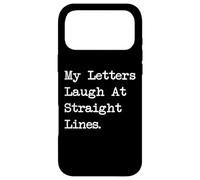 My Letters Laugh Sarcastic Calligraphy Funny Lines Case for iPhone 17 Pro Max