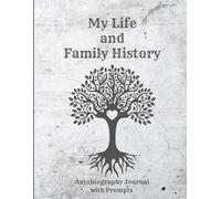 My Life and Family History, Autobiography Journal with Prompts, Family Keepsake Journal