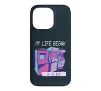 My Life Began In 8 Bit Retro Arcade Gamer Gaming Case for iPhone 13 Pro