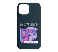 My Life Began In 8 Bit Retro Arcade Gamer Gaming Case for iPhone 15