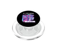 My Life Began In 8 Bit Retro Arcade Gamer Gaming PopSockets PopGrip for MagSafe