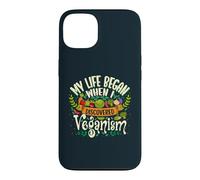 My Life Began When I Discovered Veganism Quote Case for iPhone 13