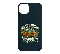 My Life Began When I Discovered Veganism Quote Case for iPhone 14 Plus