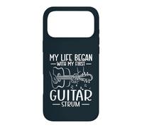 My Life Began With My First Guitar Strum Music Guitarist Case for iPhone 17 Pro Max
