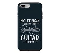 My Life Began With My First Guitar Strum Music Guitarist Case for iPhone 7 Plus/8 Plus