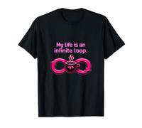 My Life is an Infinite Loop Programmer Coffee Humor T-Shirt