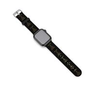My Life Is Eat Sleep Hockey Silicone Bands Replacement Strap Wristbands Compatible with IWatch 42mm/44mm
