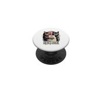 My life is ruled by tiny, furry overlords (for cat lovers) PopSockets Adhesive PopGrip