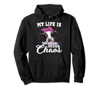 My Life Is Udder Chaos Pullover Hoodie