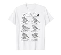 My Life List Birding Little Brown Job Birder T-Shirt