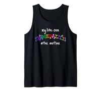 My Life: One TRAGEDAZZLE After Another, Funny Saying Tank Top