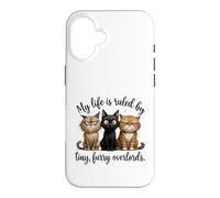 My Life Ruled By Tiny Overlords Cat Owner Case for iPhone 16