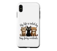 My Life Ruled By Tiny Overlords Cat Owner Case for iPhone XS Max