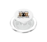 My Life Ruled By Tiny Overlords Cat Owner PopSockets PopGrip for MagSafe
