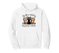 My Life Ruled By Tiny Overlords Cat Owner Pullover Hoodie