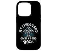 My Lifeguard Walks On Water Christian Message Jesus Christ Case for iPhone 14 Pro
