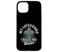 My Lifeguard Walks On Water Christian Message Jesus Christ Case for iPhone 15 Plus