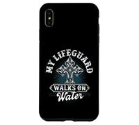 My Lifeguard Walks On Water Christian Message Jesus Christ Case for iPhone XS Max