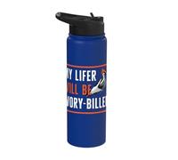 My Lifer Ivory-Billed Woodpecker Birdwatching Birdwatcher Stainless Steel Insulated Water Bottle