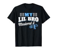 My Lil Bro Mastered It Fun Big sis bro Master Graduation T-Shirt