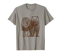 My Lion My Bear Funny Animal Design - Lions Bears T-Shirt