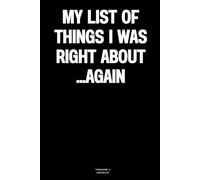 My list of things I was right about ...again: The Notebook