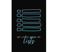 'My Little Book Of Lists' A6 To-Do List Lined Notebook