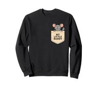 My Little Buddy Pocket Mouse Middle Finger Naughty Mean Sweatshirt