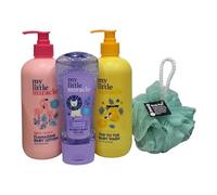 My Líttle Míracle Baby Care Trio Set - Lotion 500ml, Oil Gel 200ml & Top to Toe Wash 500ml With Free Beauty Body Puff(Any Colour)