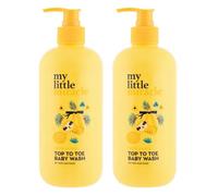 My Líttle Míracle Lightly Scented Top to Toe Baby Wash - For Hair & Body | Vegan & Dermatologically Tested | 500mL Each [TWIN PACK]