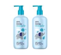 My Little Miracle Splashy Baby Bath, Gentle Daily Care Formula, Ideal for Sensitive Skin, Baby Bubble Bath 500ml 2-Pack