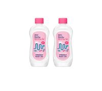 My Little Miracle Wriggly Baby Oil, Moisturises & Protects Delicate Skin, Gives Soft Silky Skin, Ideal For Baby Massage 500ml 2-Pack