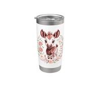 My Little Okapi Forest Giraffe Zoo Animal Cute Stainless Steel Insulated Tumbler