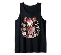 My Little Okapi Forest Giraffe Zoo Animal Cute Tank Top