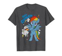 My Little Pony 20% Cooler with Rainbow Dash T-Shirt, Men, Dark Heather Grey, Medium